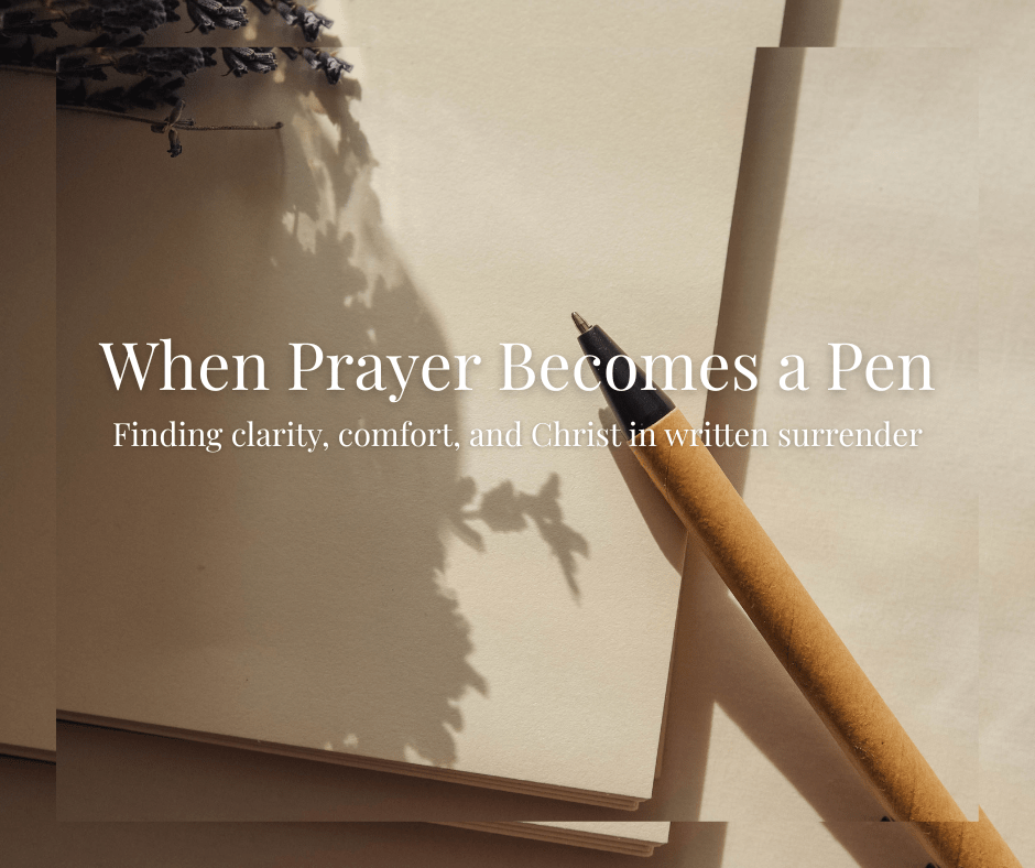 When Prayer Becomes a&nbsp;Pen